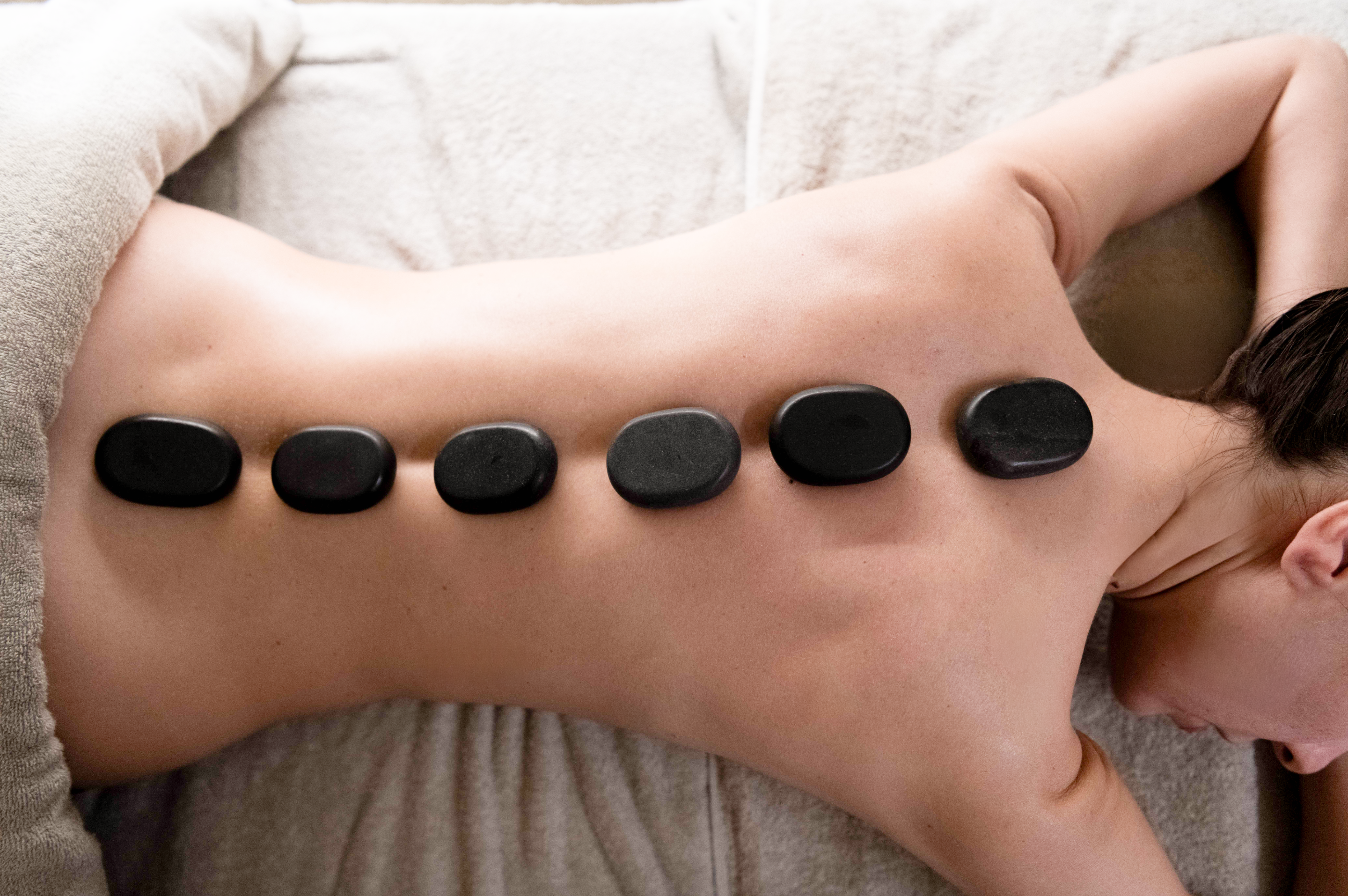 Allure Spa hot stone massage treatment